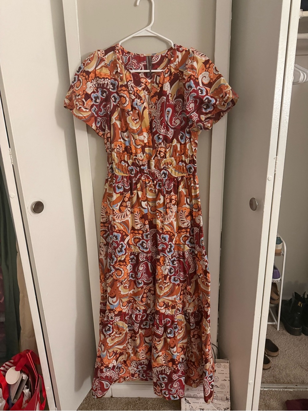 Anthropologie Somerset Maxi Dress Paisley